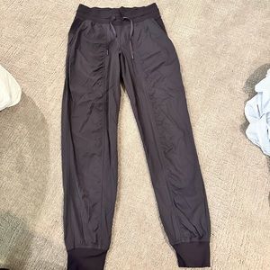 Lululemon joggers, dark purple, size 4
